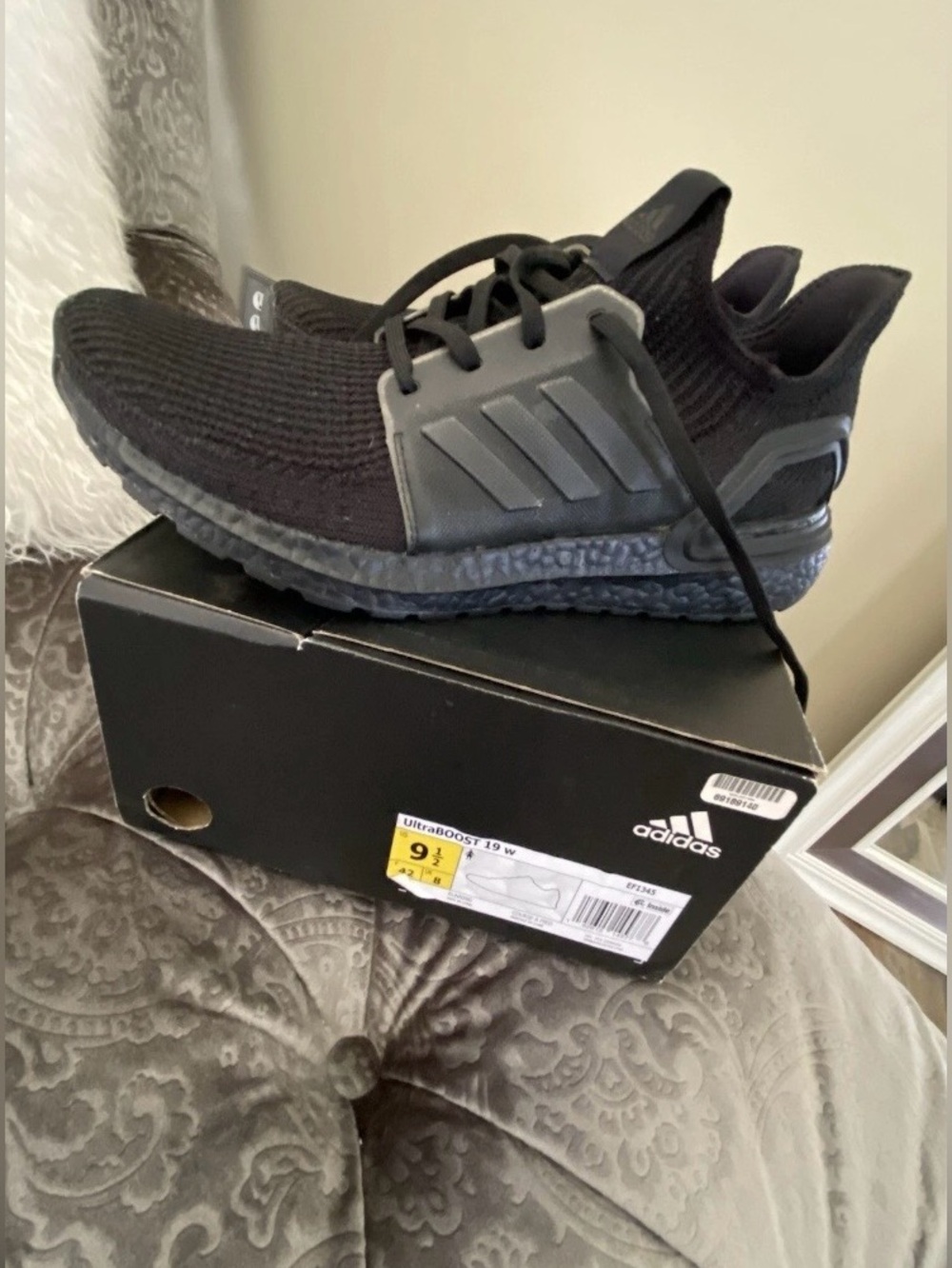 Women’s Adidas Triple Black Ultra Boost 19